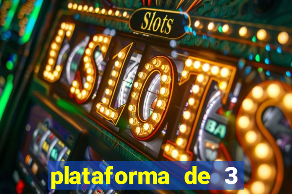 plataforma de 3 reais jogo